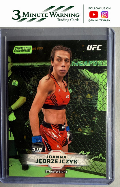 2026 Stadium Club UFC #56 Joanna Jędrzejczyk Lime Green