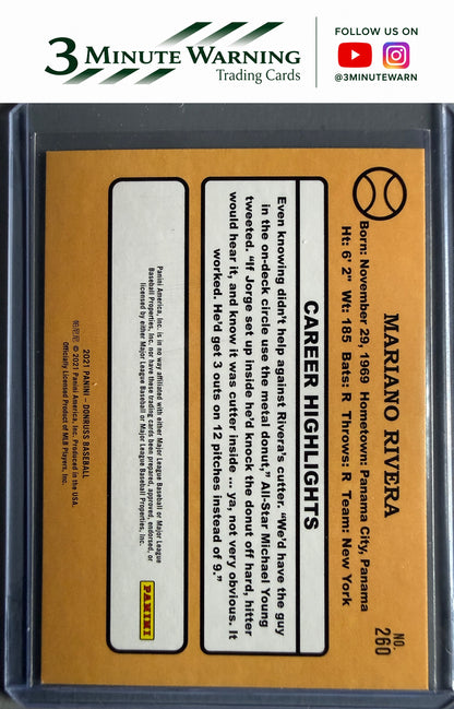 2021 Donruss #260 Mariano Rivera