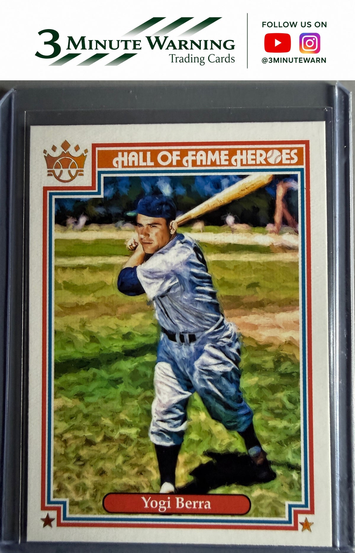 2019 Panini Diamond Kings #HH-6 Yogi Berra Hall of Fame Heroes