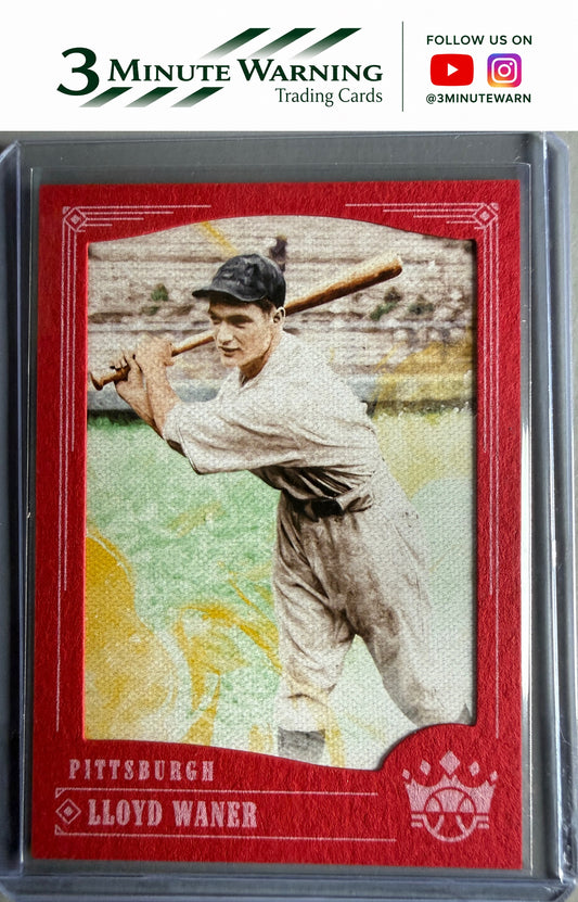 2018 Panini Diamond Kings #13 Lloyd Waner Framed Red