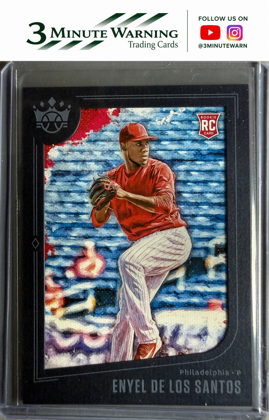 2019 Panini Diamond Kings #31 Enyel De Los Santos Framed Blue