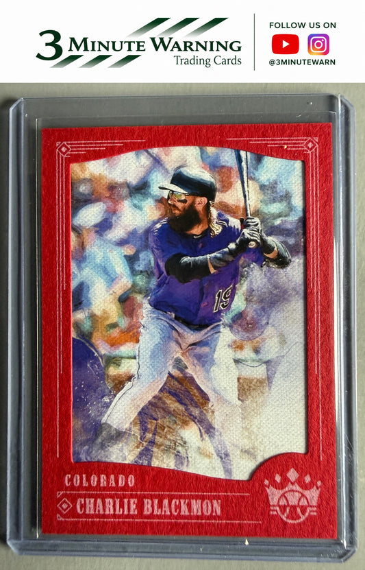 2018 Panini Diamond Kings #150 Charlie Blackmon Framed Red