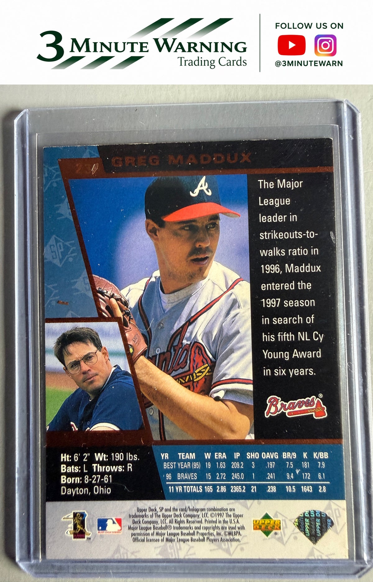 1997 SP #23 Greg Maddux