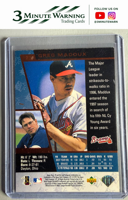1997 SP #23 Greg Maddux