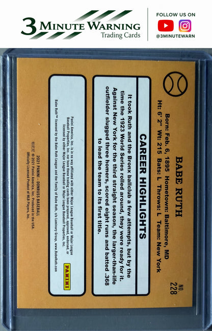 2021 Donruss #228b Babe Ruth