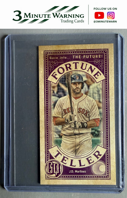 2019 Topps Gypsy Queen #FTM-JM J.D. Martinez Fortune Teller Minis