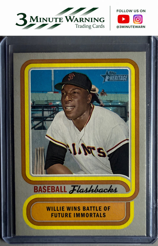 2019 Topps Heritage #BF-WM Willie McCovey Baseball Flashbacks