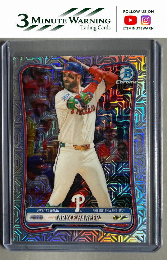 2026 Bowman Chrome #63 Bryce Harper Mojo Refractor