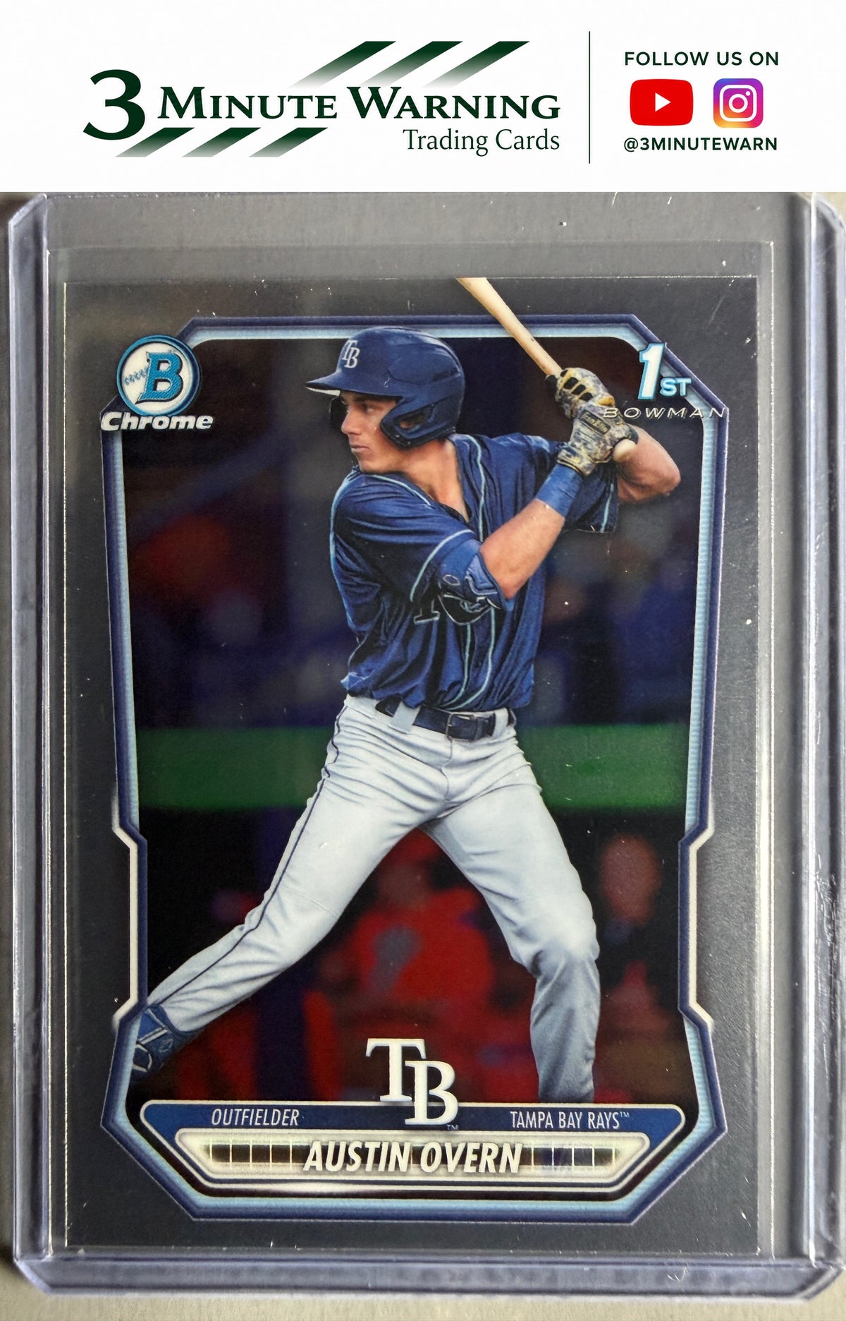 2026 Bowman Chrome #BCP-237 Austin Overn Prospects