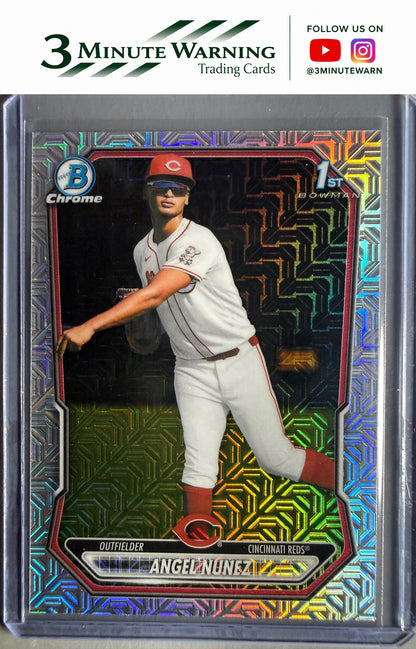 2026 Bowman Chrome #BCP-220 Angel Nunez Prospects Mojo