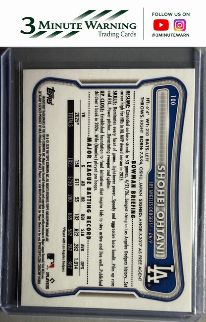 2026 Bowman Chrome #100 Shohei Ohtani