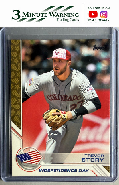 2017 Topps #ID-9 Trevor Story Independence Day