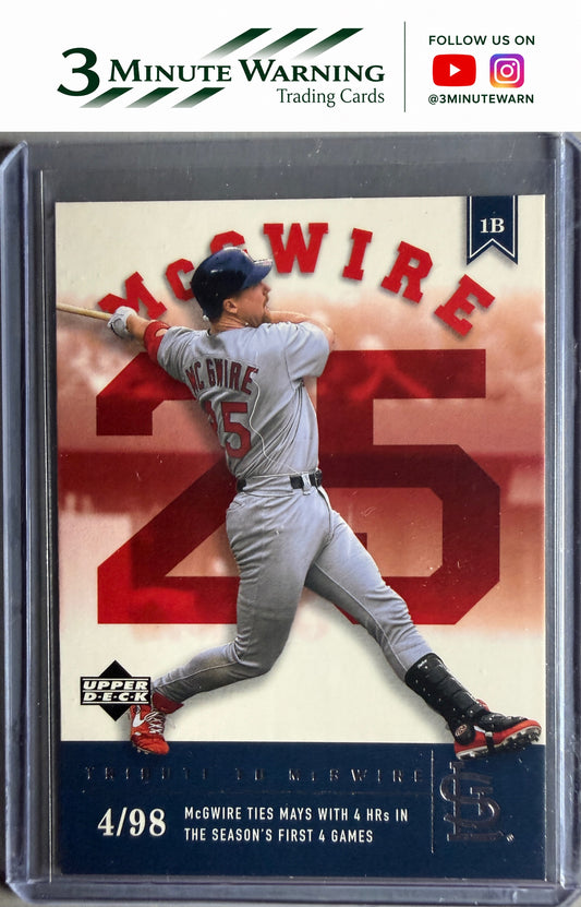 2002 Upper Deck Prospect Premieres #101 Mark McGwire