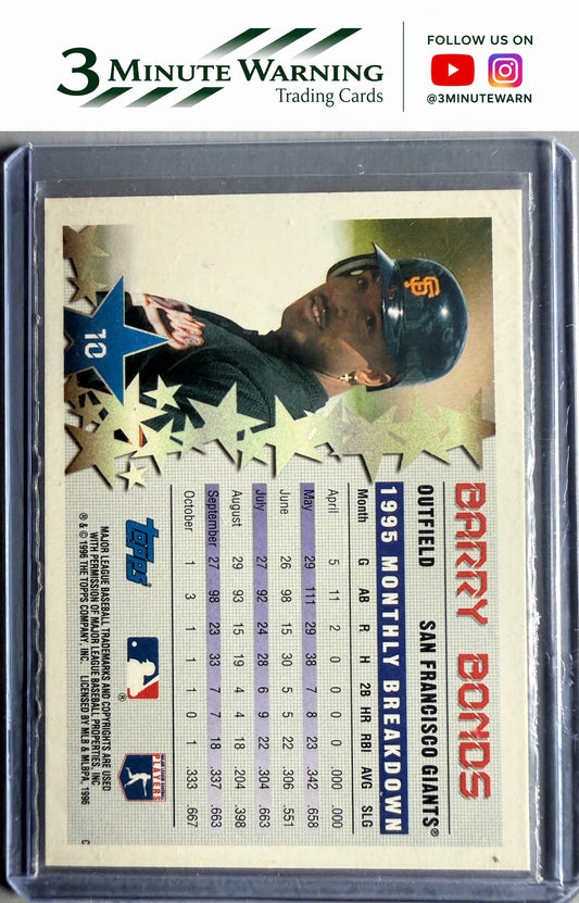 1996 Topps #10 Barry Bonds