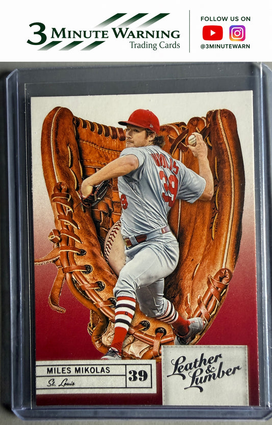 2019 Panini Leather & Lumber #1 Miles Mikolas