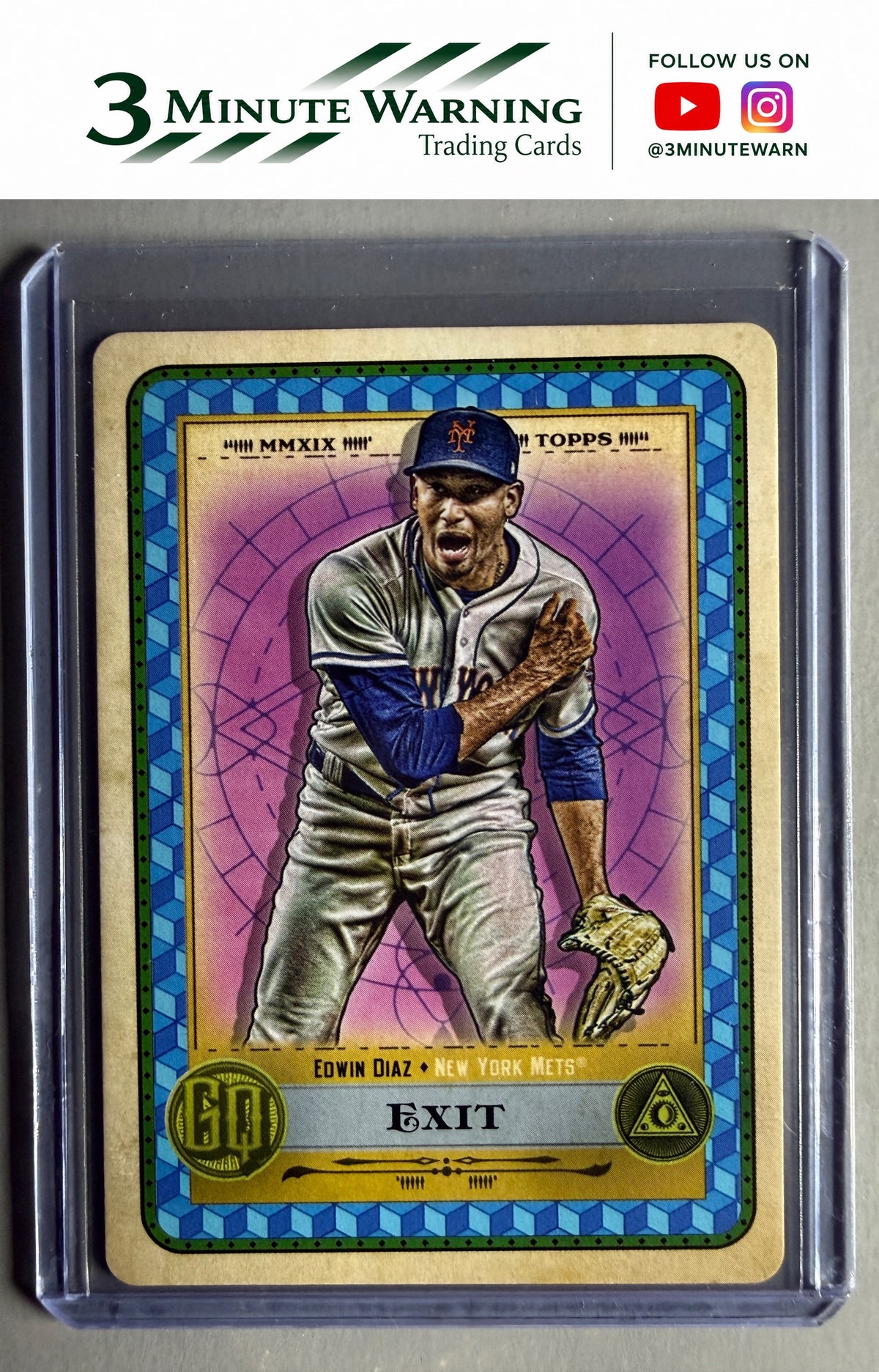 2019 Topps Gypsy Queen #TOTD13 Edwin Diaz Tarot of the Diamond