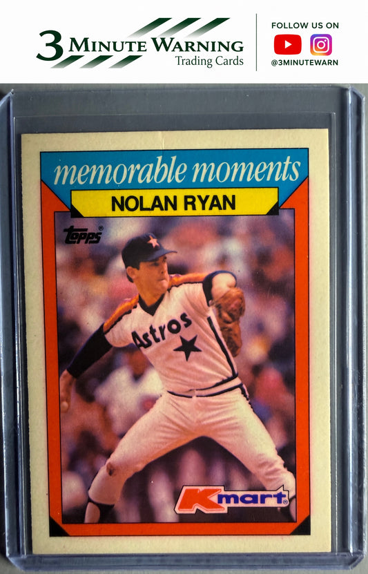 1988 Topps Kmart Memorable Moments #23 Nolan Ryan