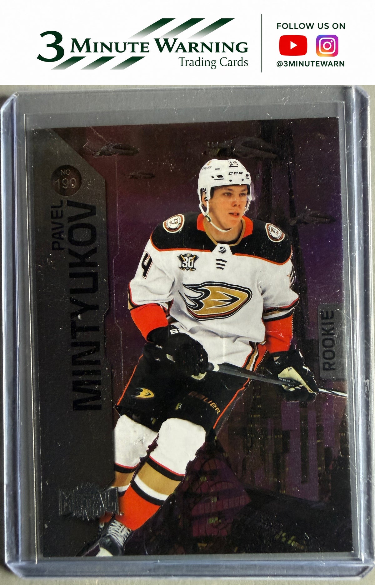 2023-24 SkyBox Metal Universe #190 Pavel Mintyukov