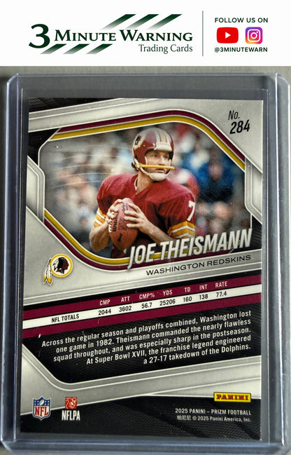 2025 Panini Prizm #284 Joe Theismann