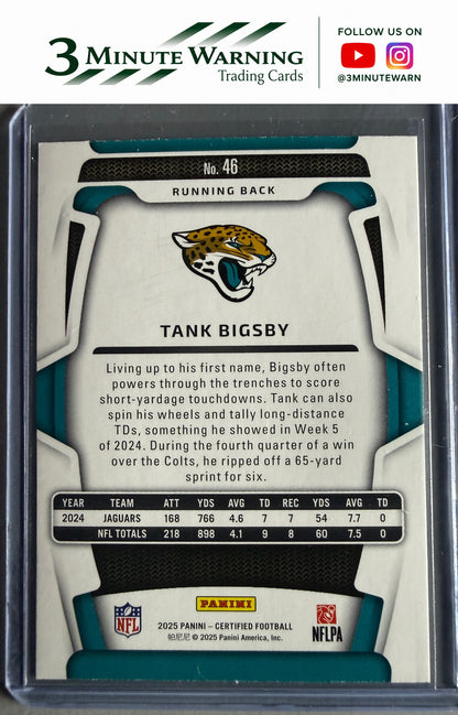 2025 Panini Certified #46 Tank Bigsby