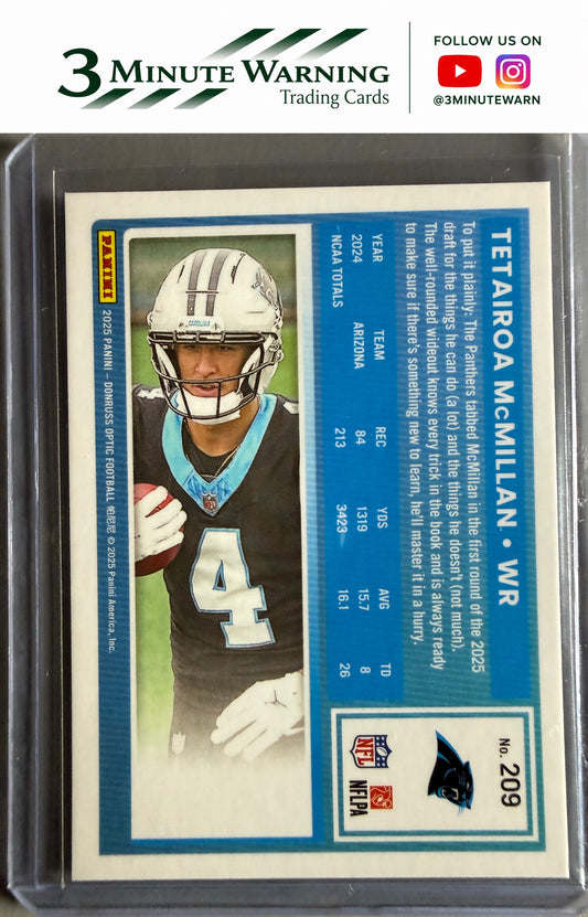 2025 Donruss Optic #209 Tetairoa McMillan