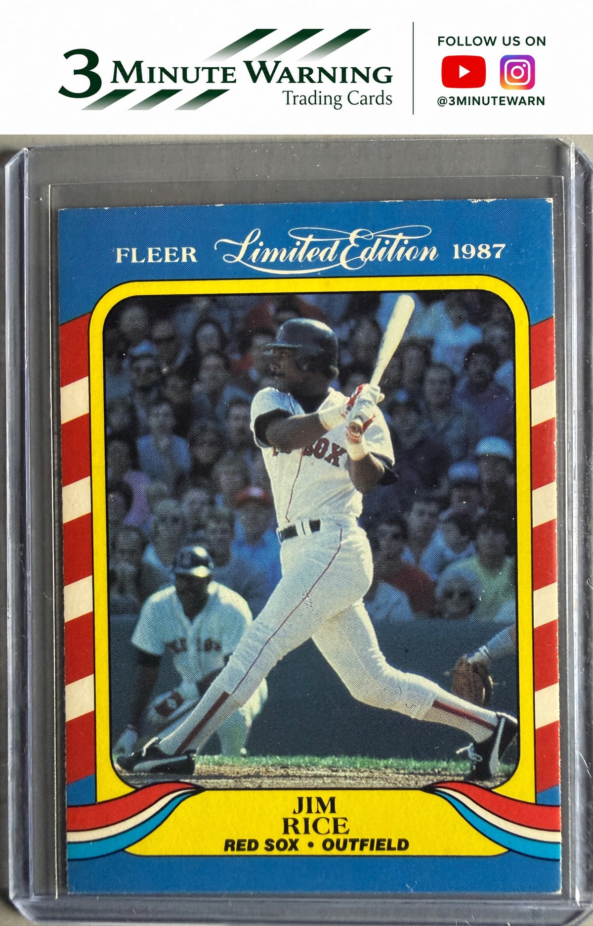 1987 Fleer Limited Edition #35 Jim Rice
