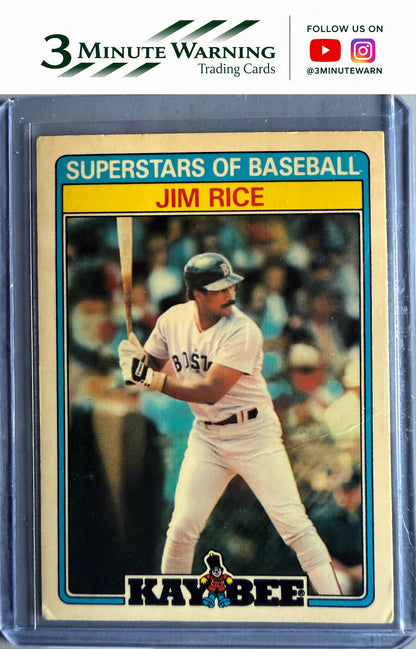 1987 Topps Kay-Bee Superstars of Baseball #26 Jim Rice