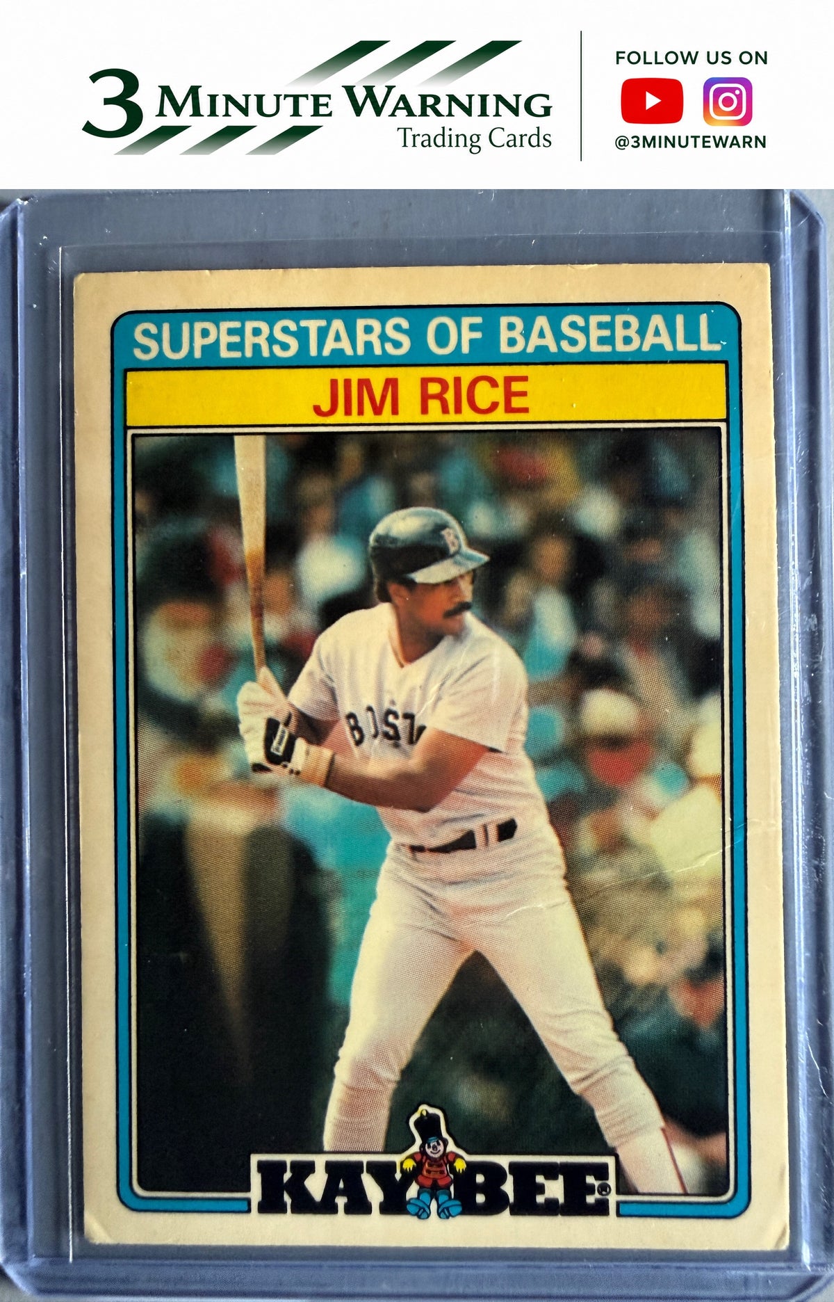 1987 Topps Kay-Bee Superstars of Baseball #26 Jim Rice