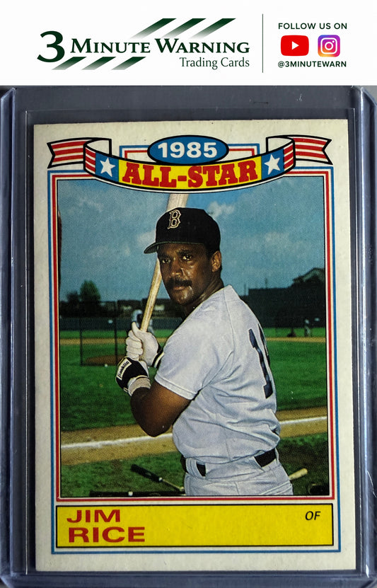 1986 Topps #6b Jim Rice Glossy All-Stars