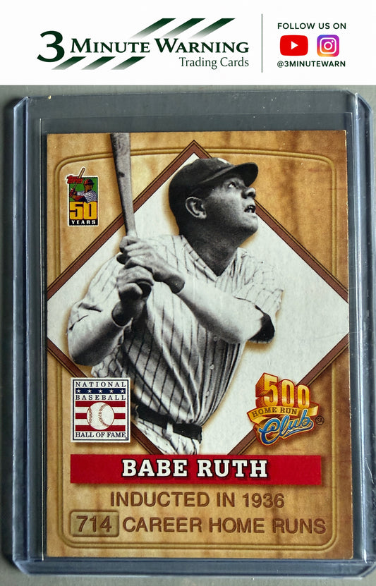 2001 Topps Post Cereal 500 Home Run Club #1 Babe Ruth