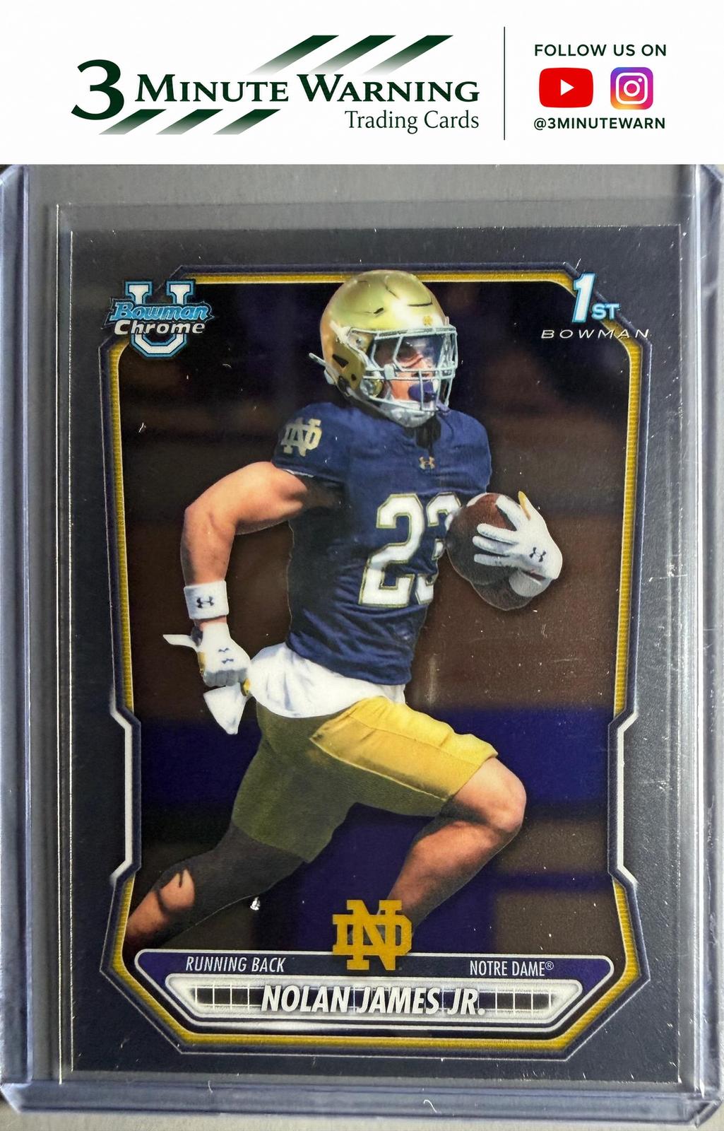 2026 Bowman Football #BCP-115 Nolan James Jr