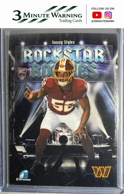 2026 Bowman Football #RR-18 Sonny Styles Rockstar Rookies