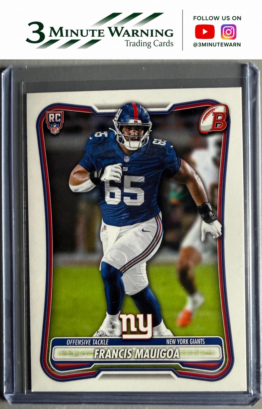 2026 Bowman Football #168 Francis Mauigoa