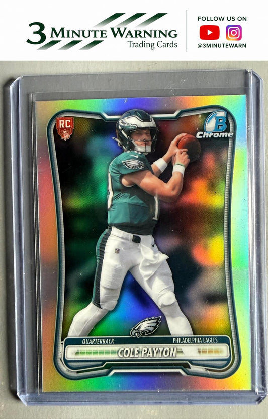 2026 Bowman #BRR-7 Cole Payton Chrome Rookie Red RC Logo
