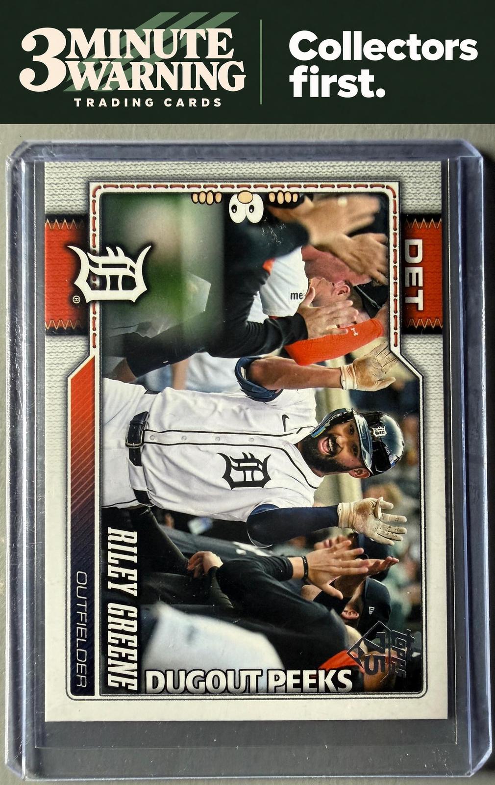 2026 Topps #209 Riley Greene Dugout Peeks