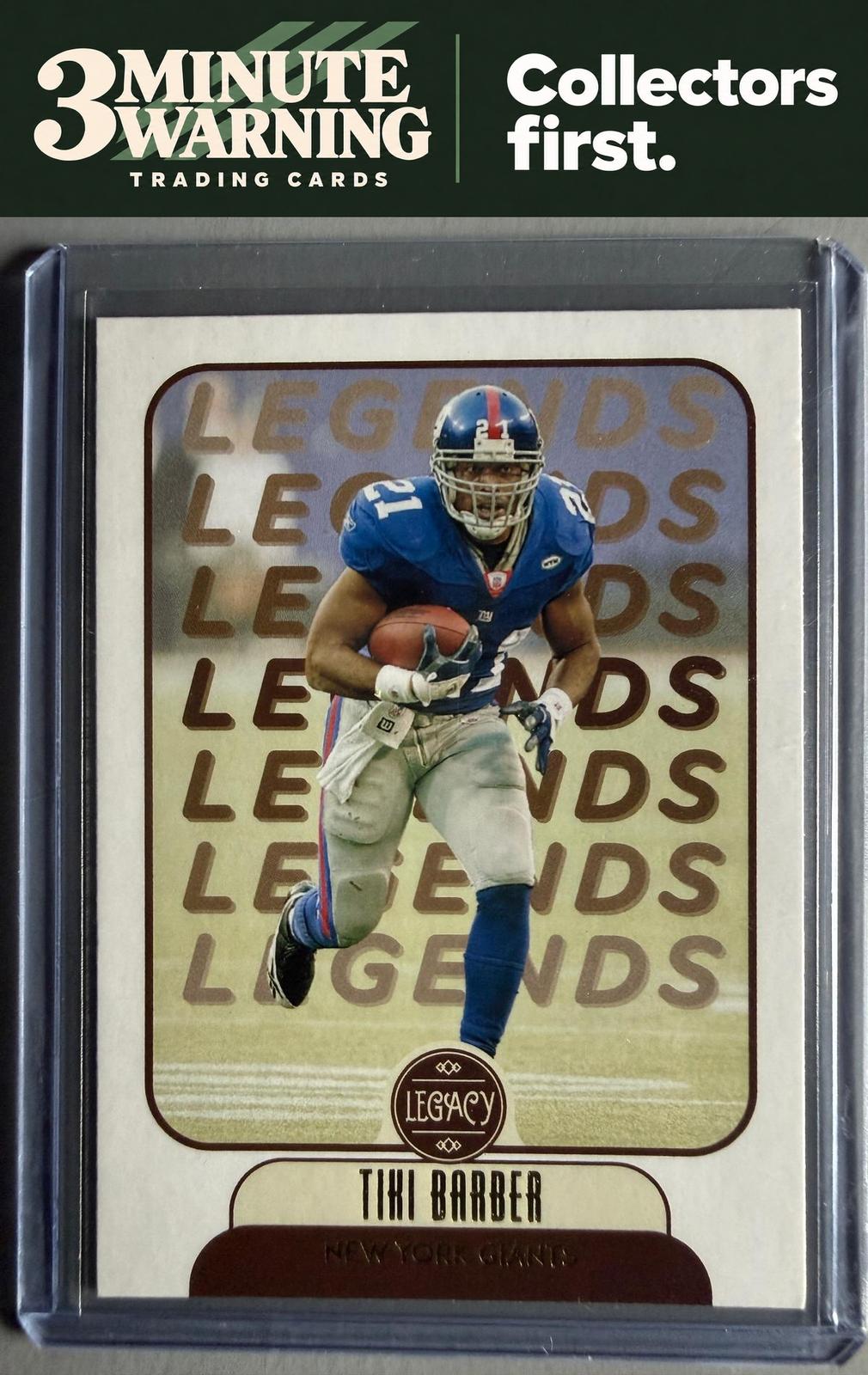 2021 Panini Legacy #138 Tiki Barber