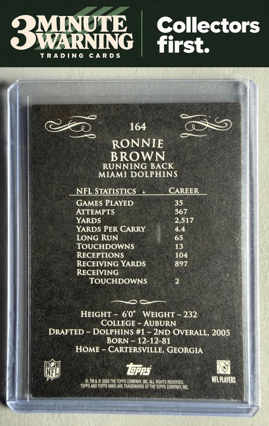 2008 Topps Mayo #164 Ronnie Brown