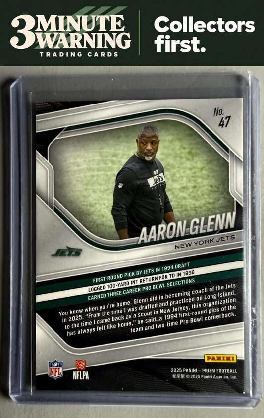 2025 Panini Prizm #47 Aaron Glenn