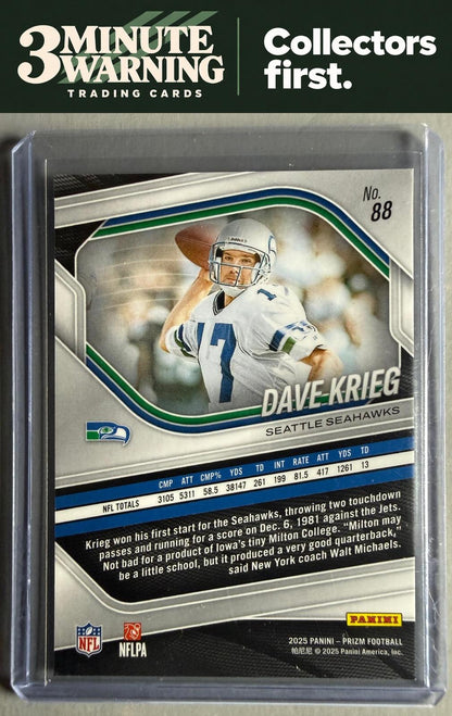 2025 Panini Prizm #88 Dave Krieg