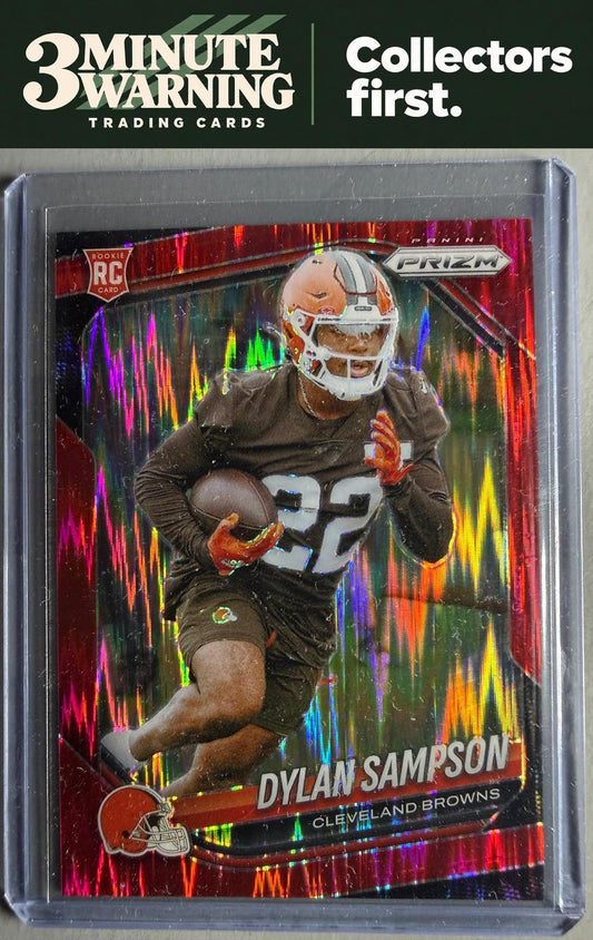 2025 Panini Prizm #365 Dylan Sampson Red Flash
