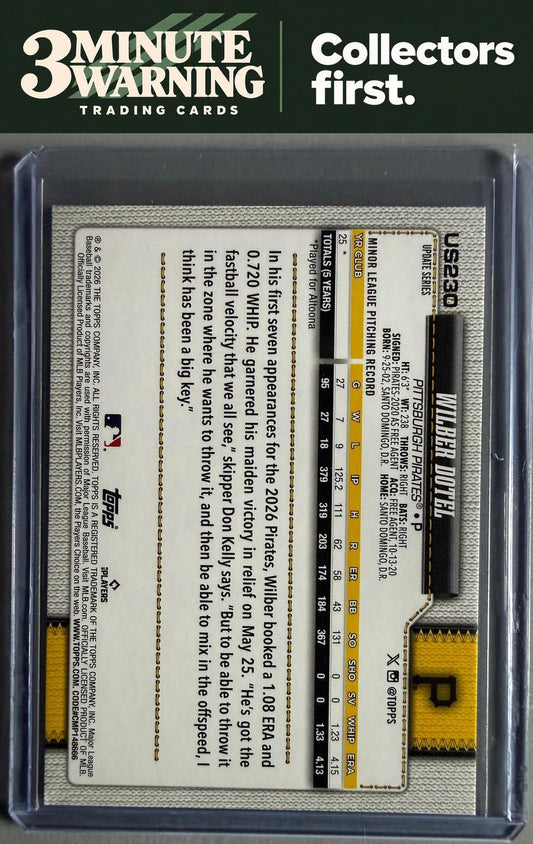 2026 Topps Update #US230 Wilber Dotel