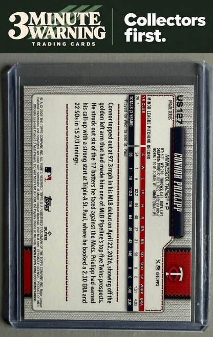 2026 Topps Update #US127 Connor Prielipp