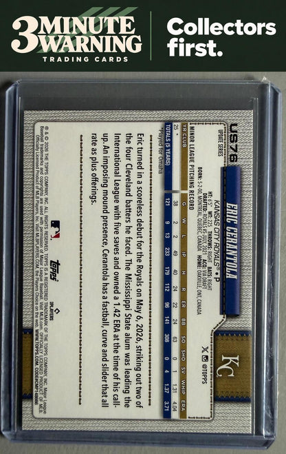 2026 Topps Update #US76 Eric Cerantola