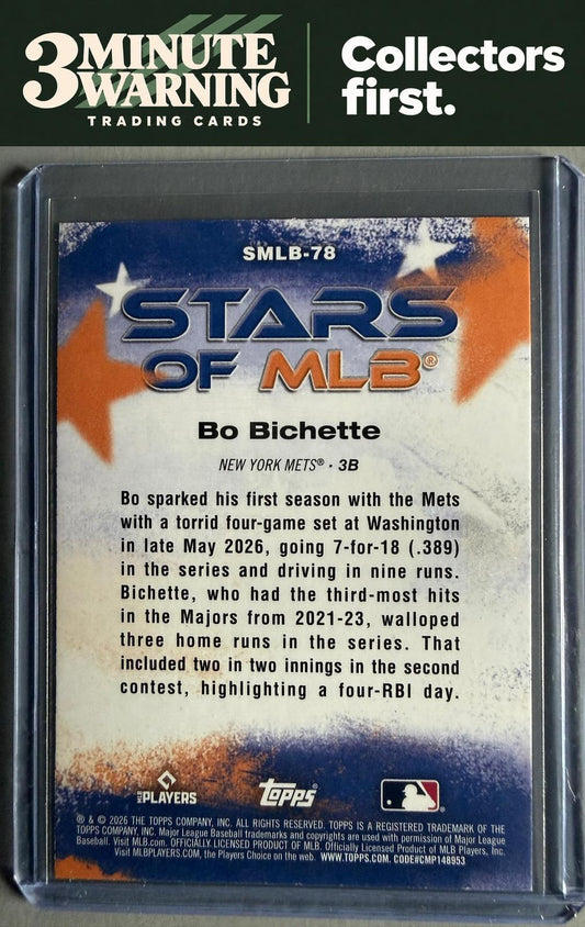 2026 Topps Update #SMLB-78 Bo Bichette Stars of MLB