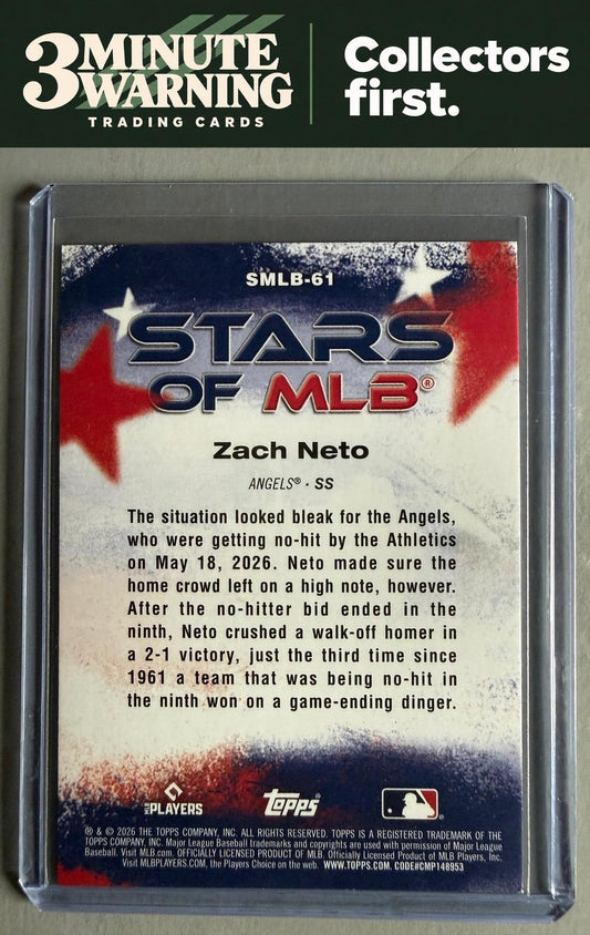 2026 Topps Update #SMLB-61 Zach Neto Stars of MLB