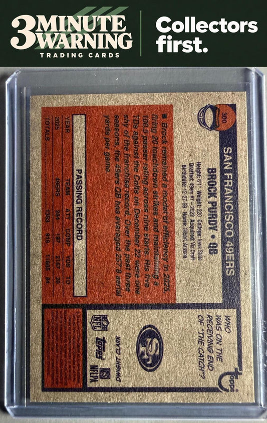 2026 Topps Heritage #300 Brock Purdy
