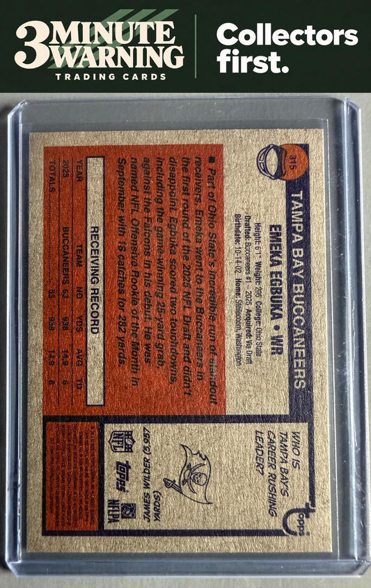2026 Topps Heritage #315 Emeka Egbuka