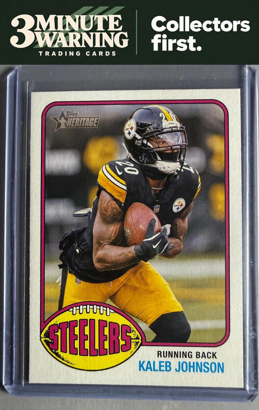 2026 Topps Heritage #63 Kaleb Johnson