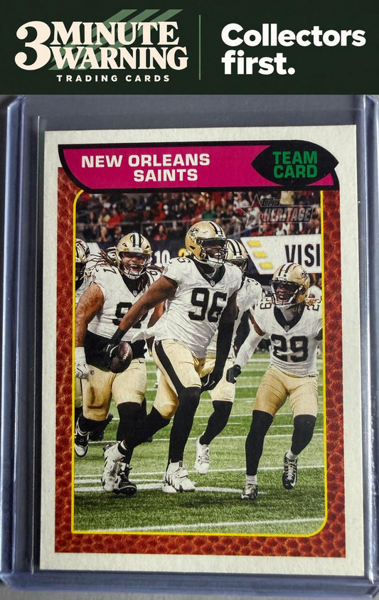 2026 Topps Heritage #373 New Orleans Saints