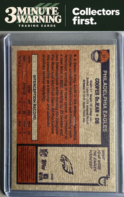 2026 Topps Heritage #57 Cooper DeJean